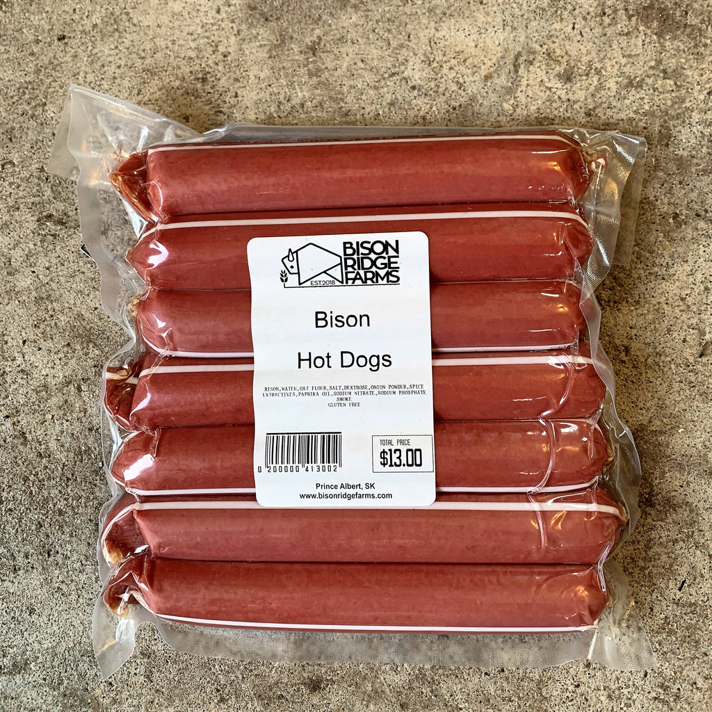 Bison Hot Dogs