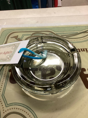 Vintage Smokey Green Ashtray