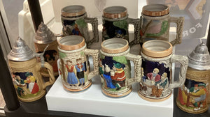 Assorted Beer Stein Mugs