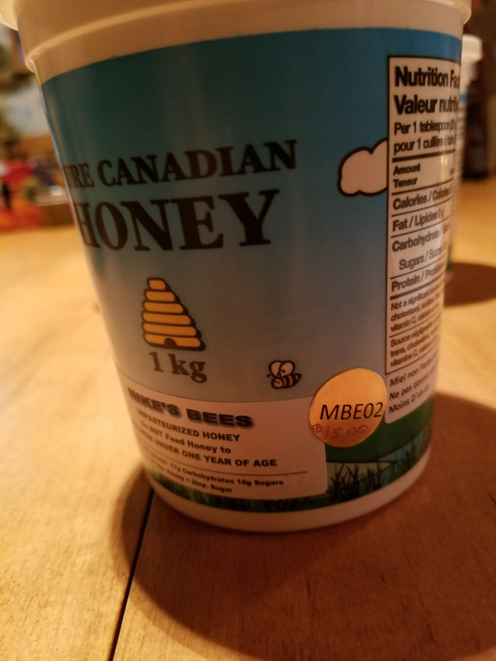 1kg tub Honey