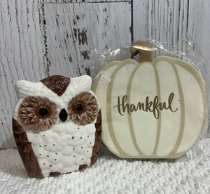 Vintage Owl Napkin Holder