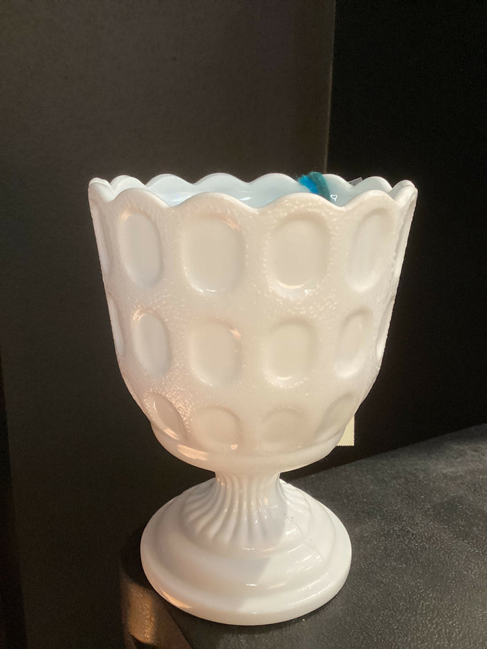 E.O Brody Co Milk Glass Candy Dish