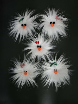 Frazzled Snowman Ornament