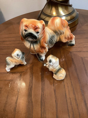 Vintage Pekingese Ornament