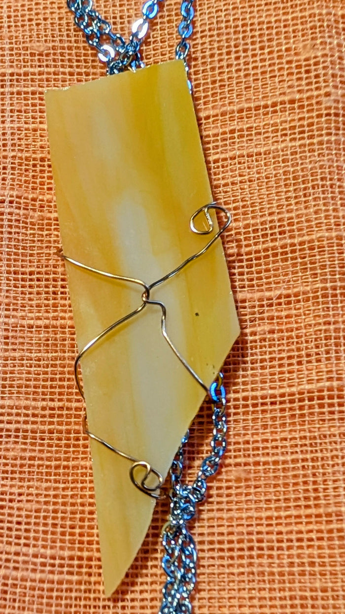Necklace wire wrapped