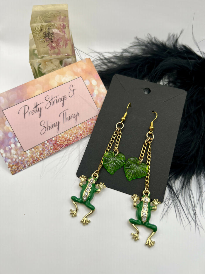 Frog Dangle Earrings