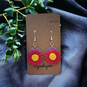 3D Flower Earrings available at 33rd St