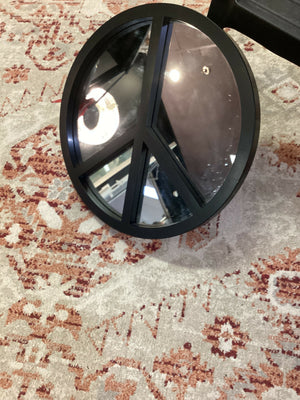 Peace Sign Mirror 12” round