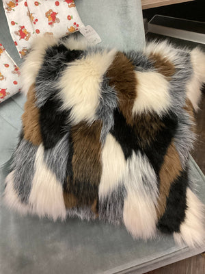 Vintage Fun Fur Pillow