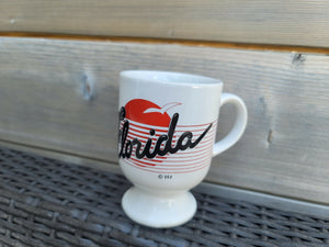 Vintage Florida pedestal mug
