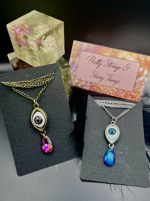 Eyeball Gemstone Necklaces