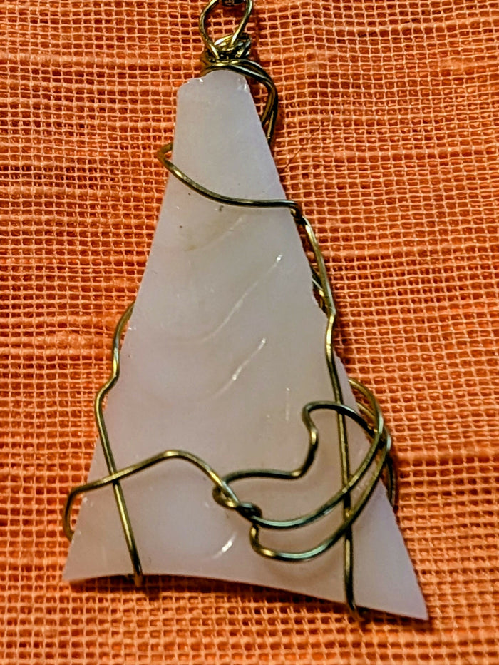 Wire wrapped necklace