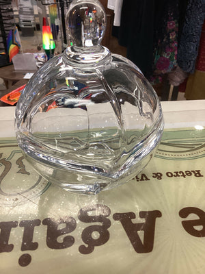 Vintage Lead crystal Art-Deco Bonbonniere Trinket/Candy Dish
