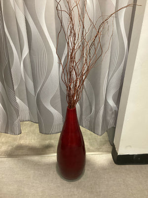 Vintage Red Bamboo Vase(large)