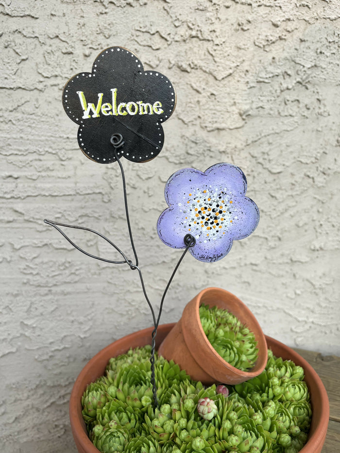 Flower Greeting Series: Welcome-See you later
