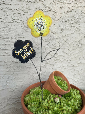 Flower Greeting Series: Welcome-See you later