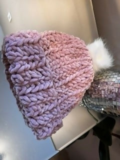 small pink toque