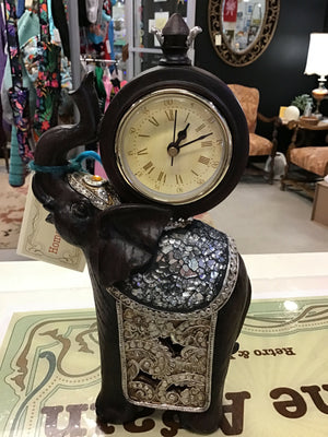 Vintage Elephant Clock