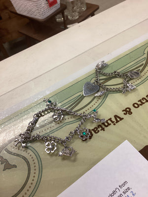 Vintage Charm Bracelet 2 styles (one has Girl Guide Charms)