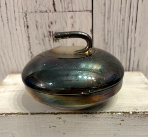 Vintage Curling Stone Trinket Dish