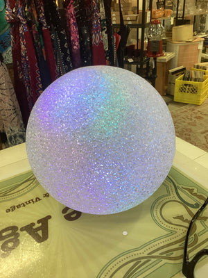 Vintage Battery Operated Crystal Effect Glowing Orbs Lights change colours