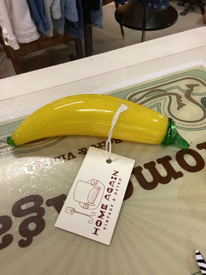 Vintage Glass Banana