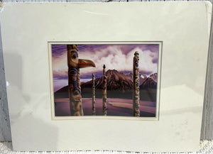 TOTEM POLE PRINT