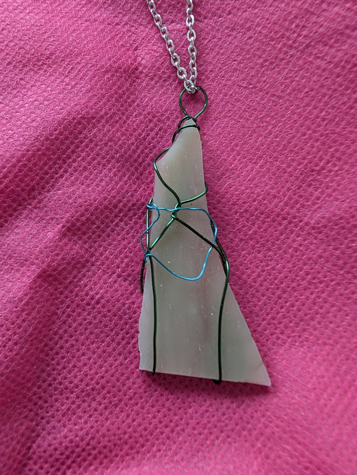 Wire wrapped necklace