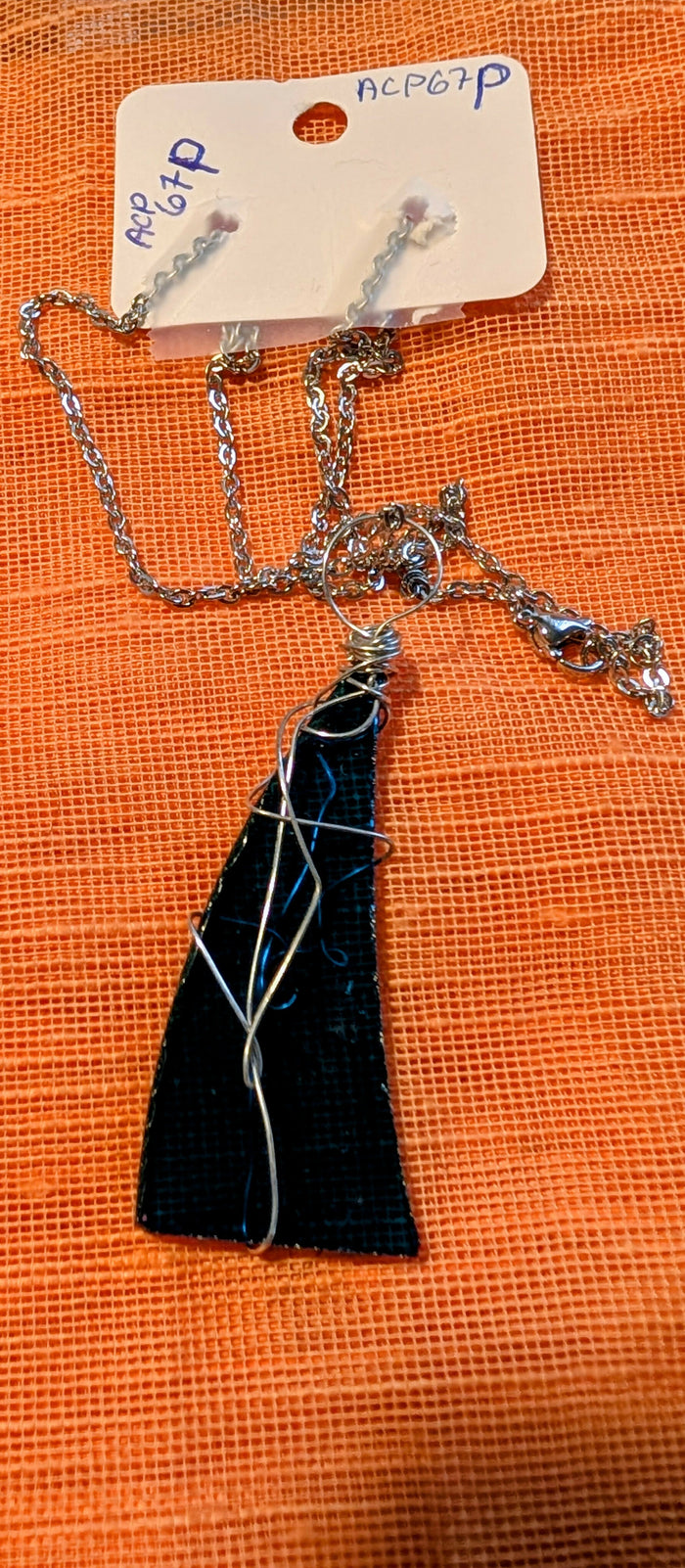 Necklace wire wrapped