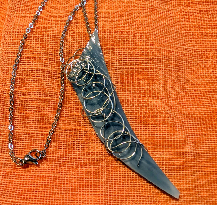 Necklace wire wrapped