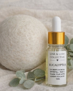 Wool Dryer Ball Scent Kit | Natural Laundry Freshener, Essential Oil Dropper