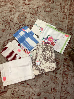 Vintage Table Cloths (various sizes & colours)