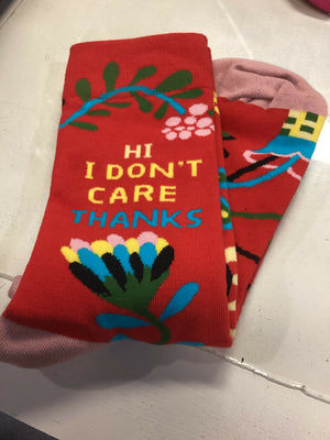 Hi I Don’t Care Socks