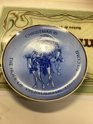 Vintage Regal Christmas Plate