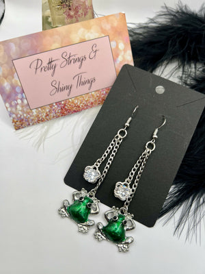 Frog Dangle Earrings