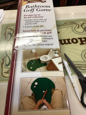Retro Bathroom Golf Game