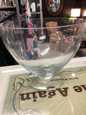 Vintage Large Footed Bowl
