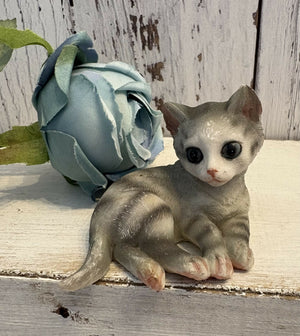 Vintage Grey Tabby Cat