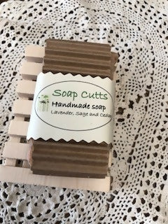 Lavender , sage and cedar soap