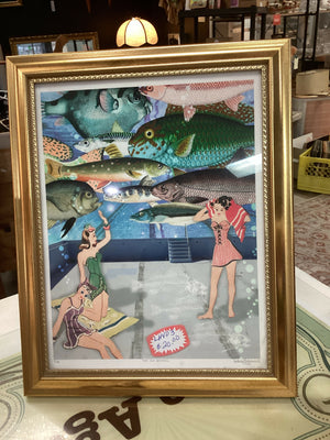 Vintage Sun Bathers print