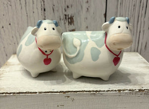 COW SALT AND PEPPER SHAKERS