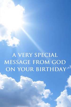 God says hi- birthday card