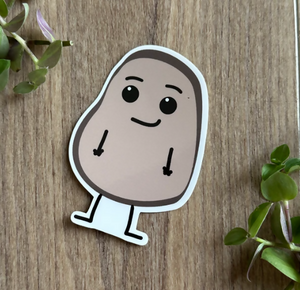 The Sad Potato Sticker - Happy Potato