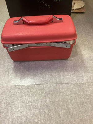 Vintage Red Train Case