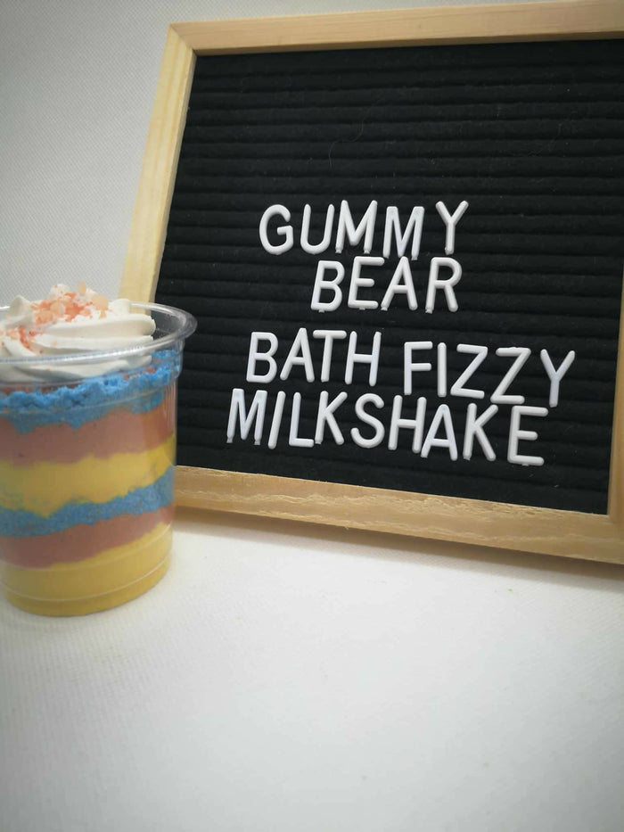 Bath Fizzy Milkshake! Gummy Bear Slushie
