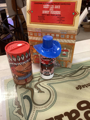 1970s Vintage Avon Kids Howdy Partner Set
