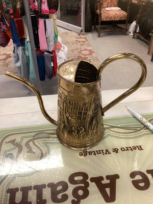 Vintage Brass Colour Watering Jug