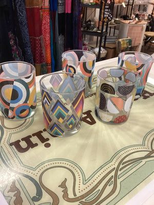 Vintage Retro Tumblers set 5