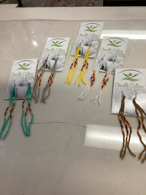 Beaded Tassel Earrings