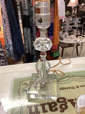 Vintage Cit Crystal Boudoir Lamp